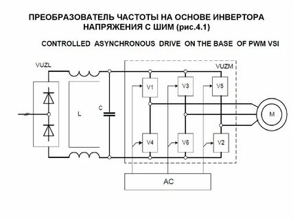 Схема преобразователя частоты