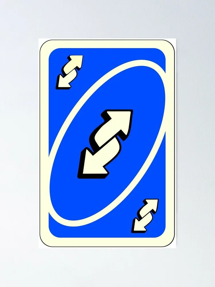 Карта uno reverse. Карта uno reverse