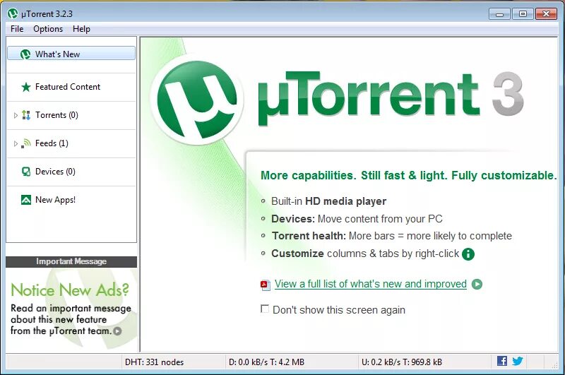 Utorrent последняя версия. Utorrent для Windows 10. 64 сайт utorrent