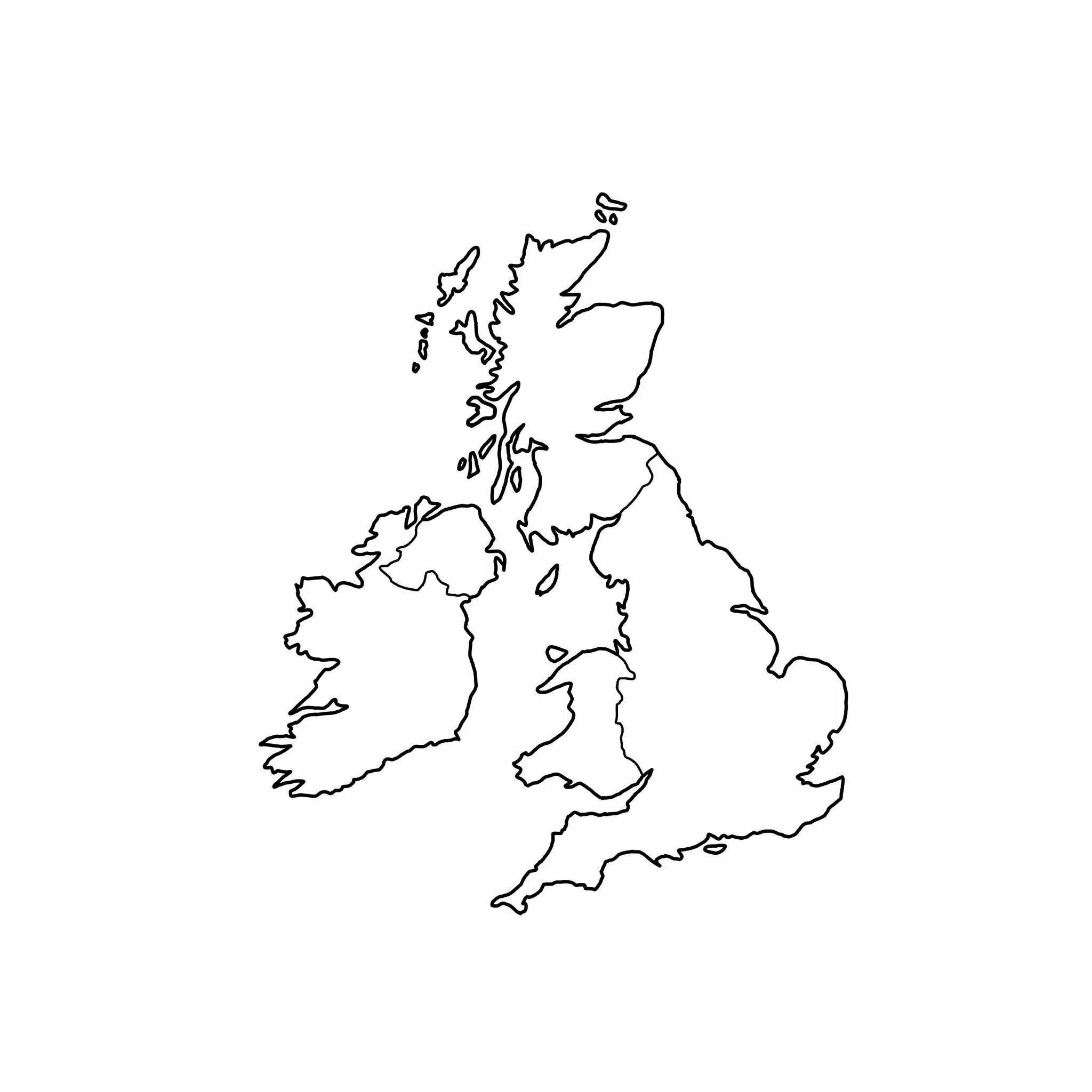 Карта Великобритании раскраска для детей. Карта Великобритании контур. Контурная карта Британии. Великобритания контурная карта раскраска.