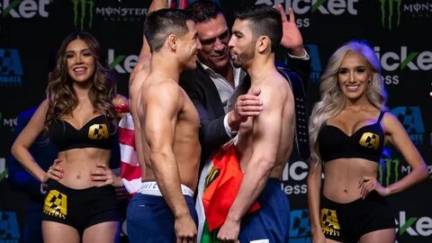 VIDEO: Official Weigh-Ins - Combate Americas: Alday vs López 2 - Combate Gl...