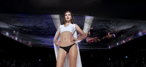 Muito sensual essa novinha atriz muito gata e linda desfila com uma roupinh...