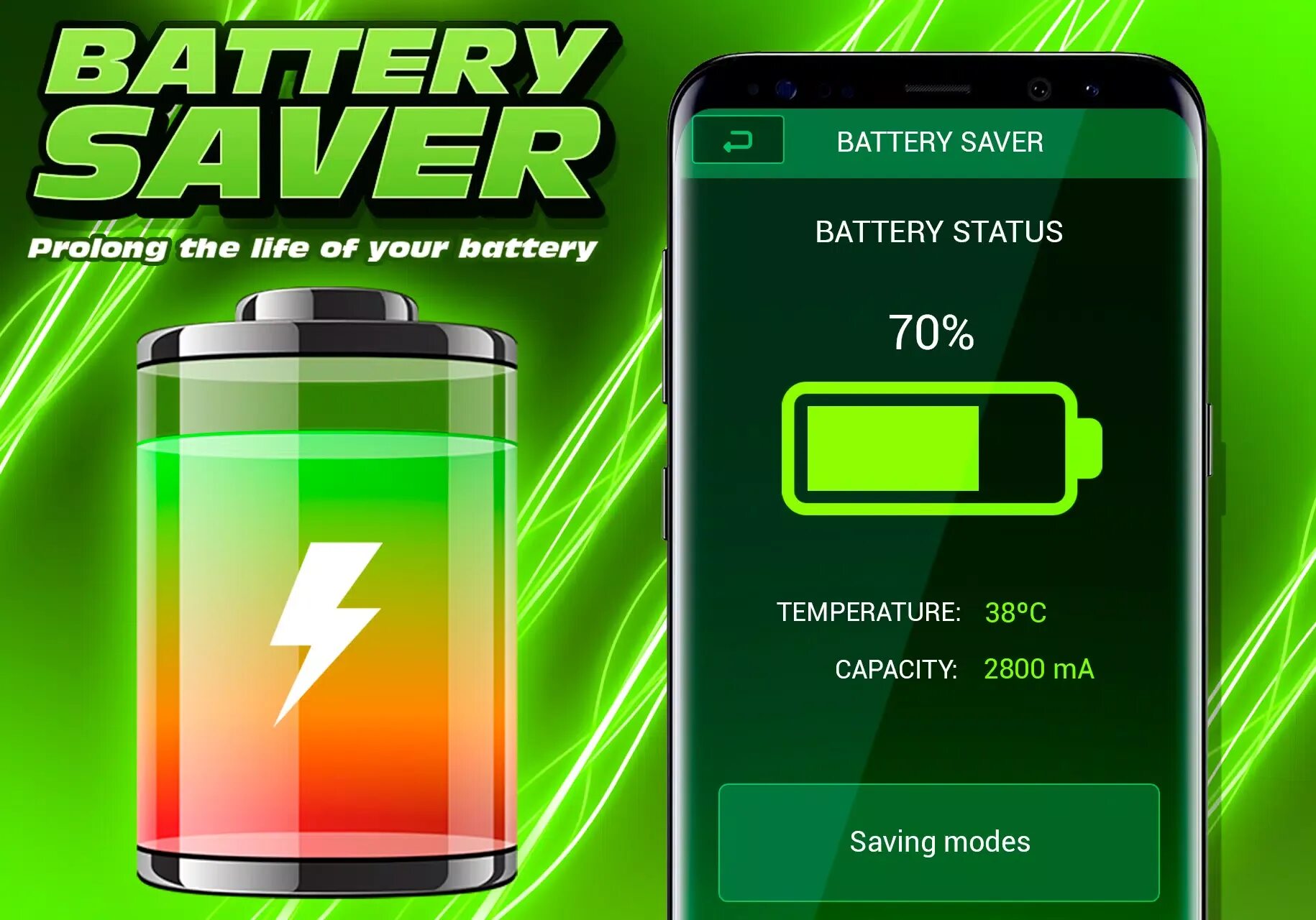 Battery saver. Save Battery. Fast Battery. Android Battery Charging.