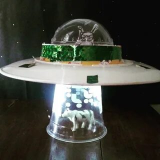 Летающая тарелка своими руками