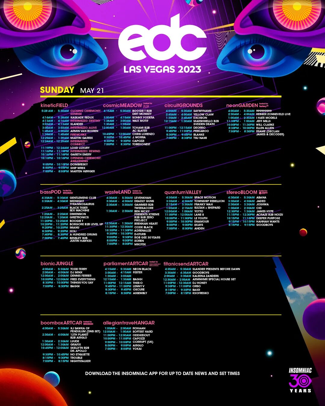 EDC las Vegas 2022 Set times. Формула Лас Вегас 2023. Pinkfish Countdown 2023 Set times. Вегас афиша расписание на сегодня