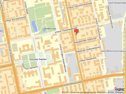 Показать на карте комсомольскую