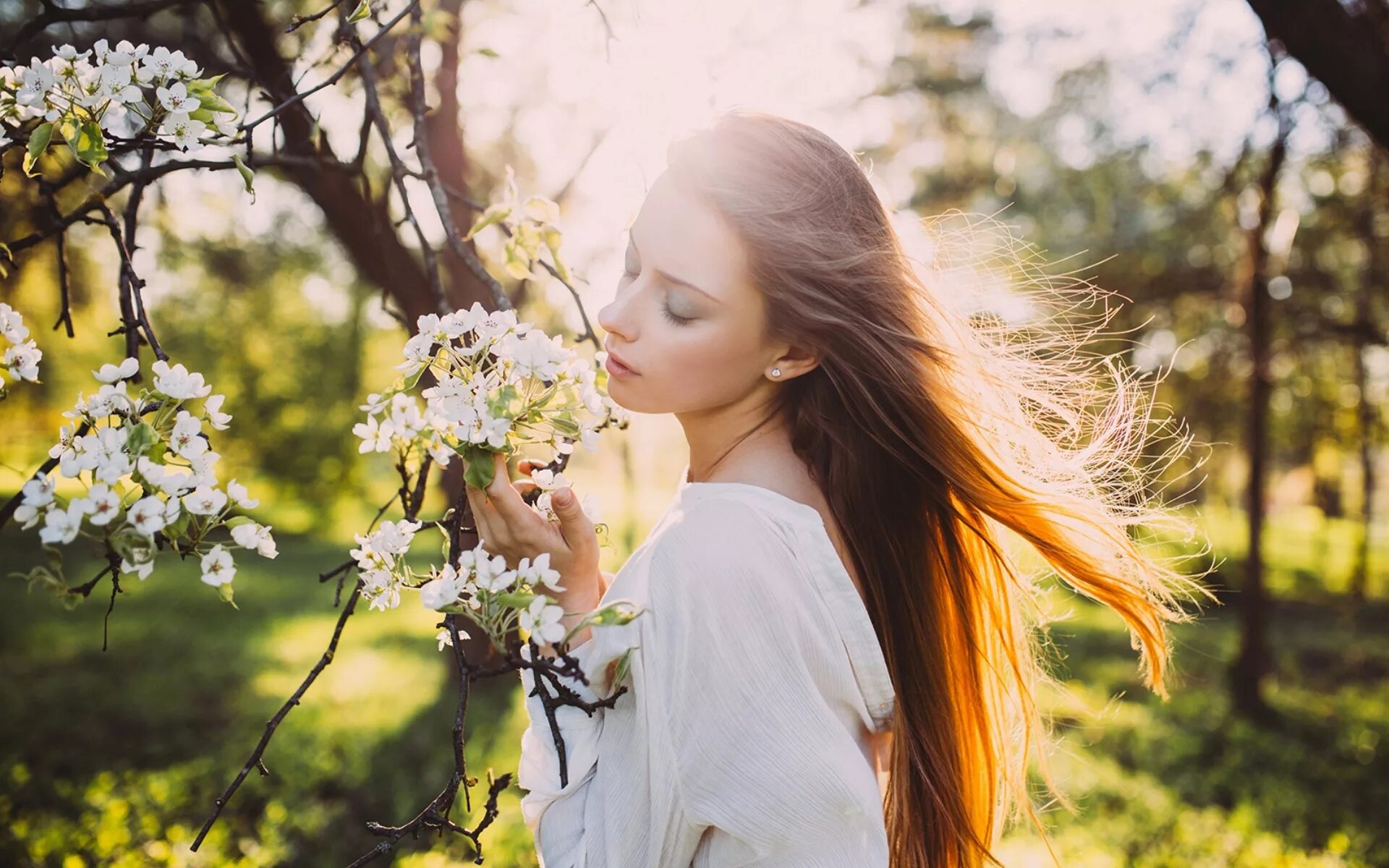 Spring women. Женщина весной. Весенние фотосессии на природе.