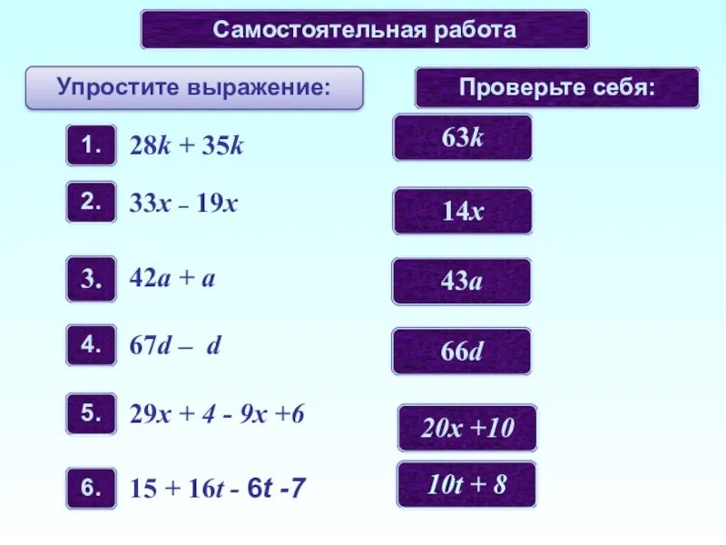 Математика 5 класс тема упрощение выражений. Упростить выражение самостоятельная работа. Упрощение выражений 5 класс. Упрощение выражений 5 класс примеры. Упростить выражение 5 класс примеры.