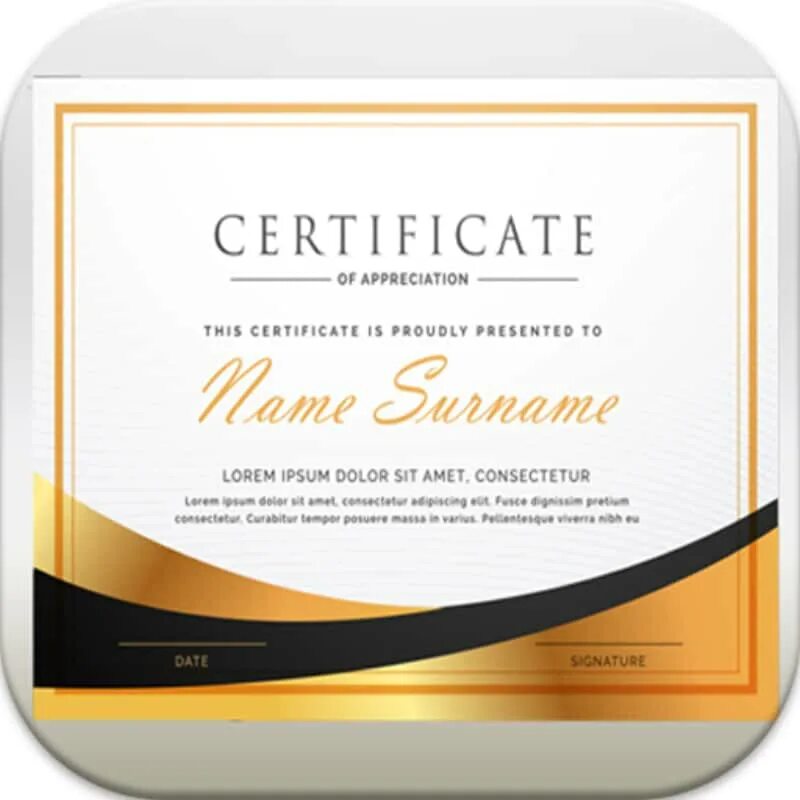Create Certificate. Certificate maker. Certificate creators Club.
