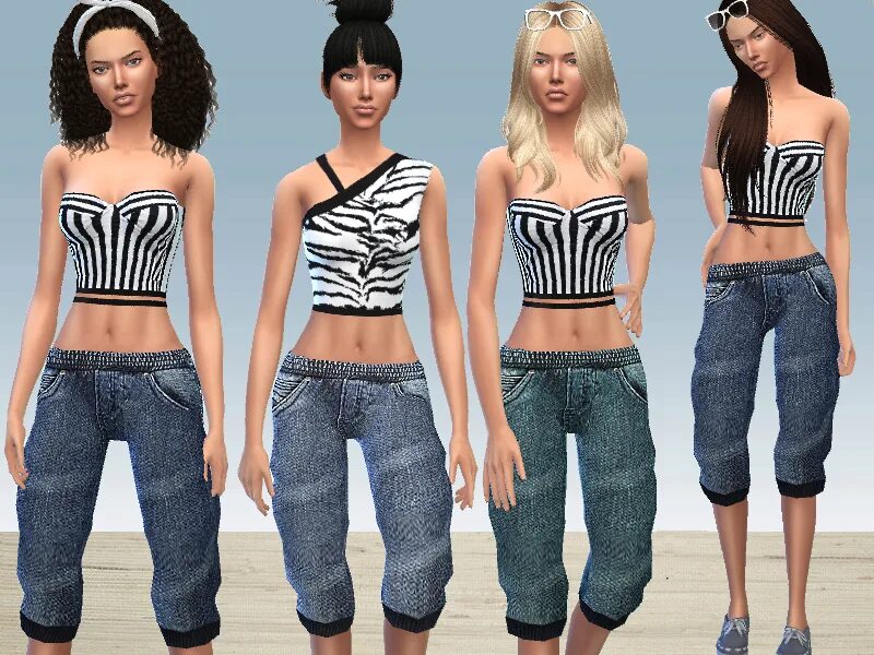 Load sims. Симс 4 бриджи. The SIMS 4 одежда. SIMS 4 cc clothes. Симс 4 топ.