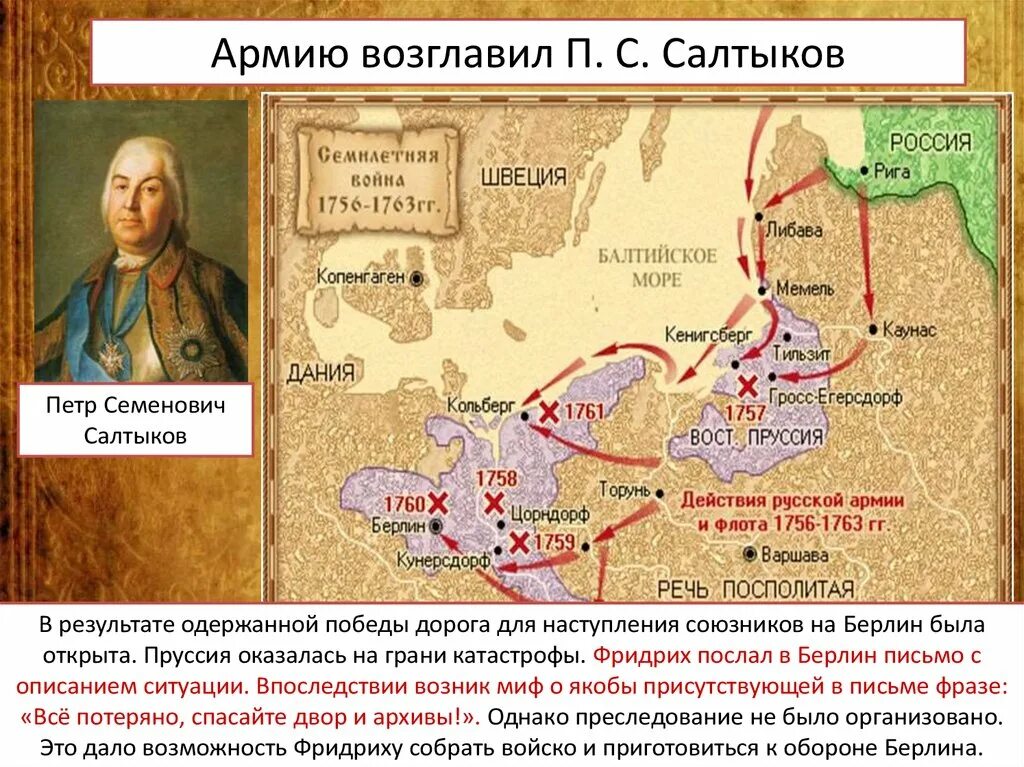 Русские полководцы семилетней войны. Битва под Кунерсдорфом 1759. Битва при Кунерсдорфе Салтыков.