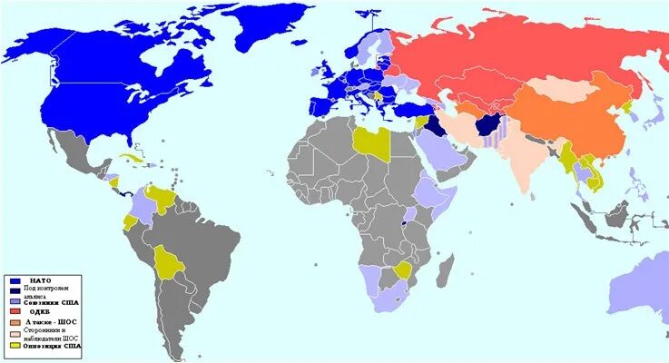 Россия союзник нато. Союзники США на карте 2022. Союзники США 2021 на карте.