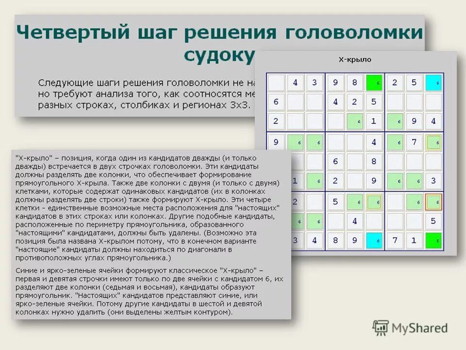 Правила сложных судоку