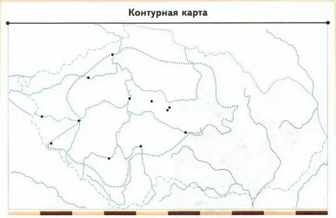 Задания по контурной карте по истории