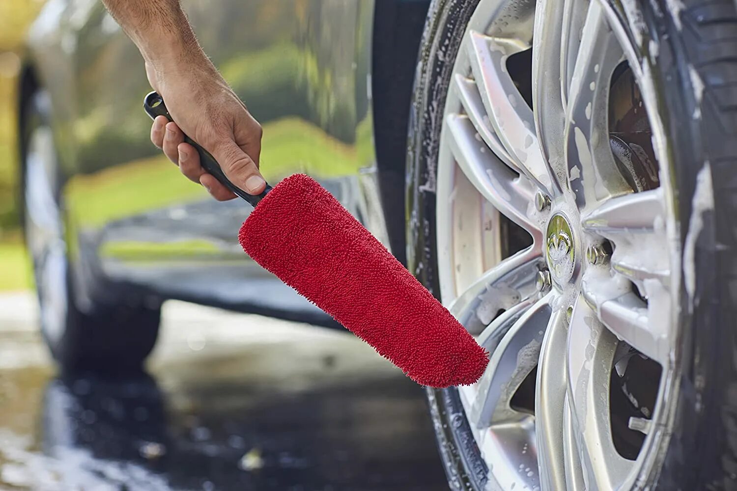 Cleaning Brush для автомобиля. Щетка detailing. Кисть автомобильная. Wheel Cleaning.