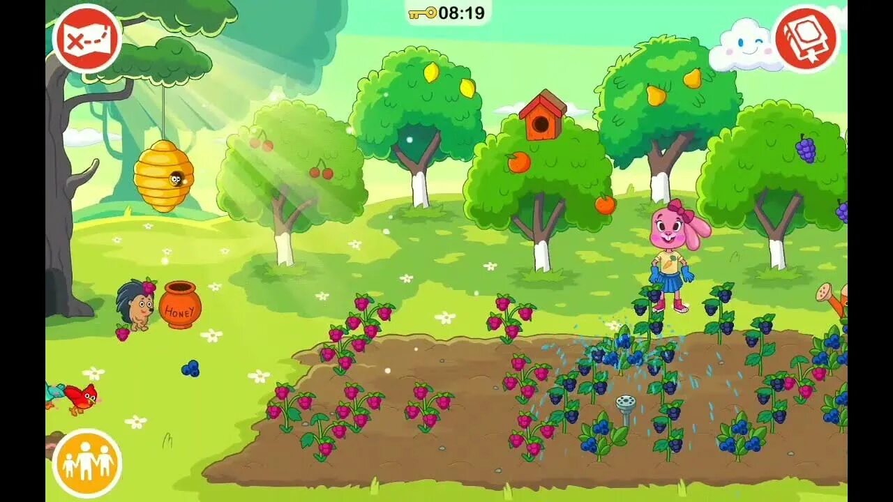 Pepi wonder world мир. Игра pepi wonder world. кроличий сад. пеппи хаус кроличий сад.
