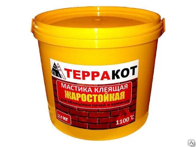 Жаростойкий клей мастика. Мастика &quot;терракот&quot; 1,5кг. мастика терракот жаростойкая. терракот мастика клеящая универсальная жаростойкая влагостойкая. мастика клеящая, универсальная ( в ведерке , фирма радуга).