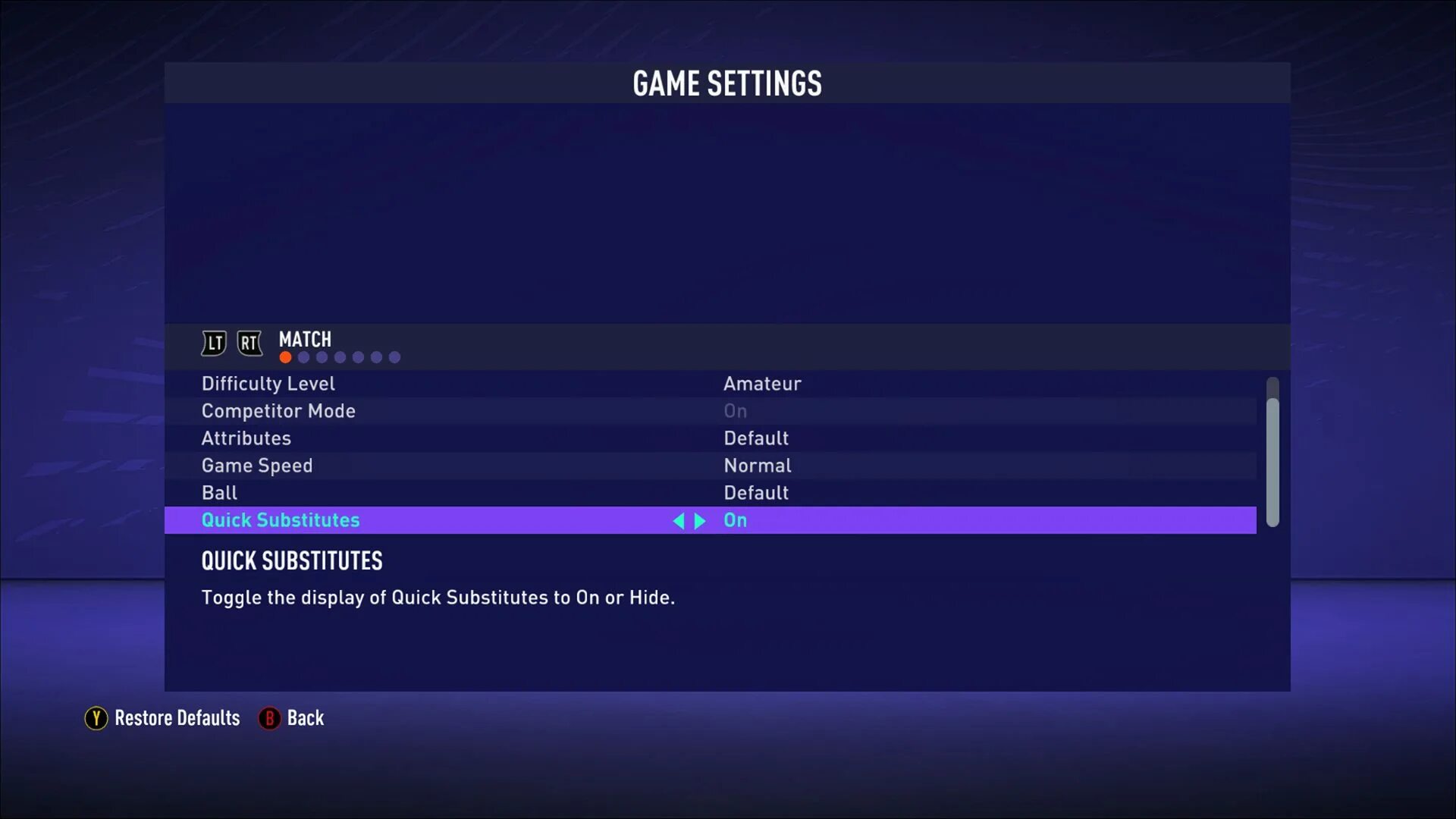 Ultimate settings ultimate settings