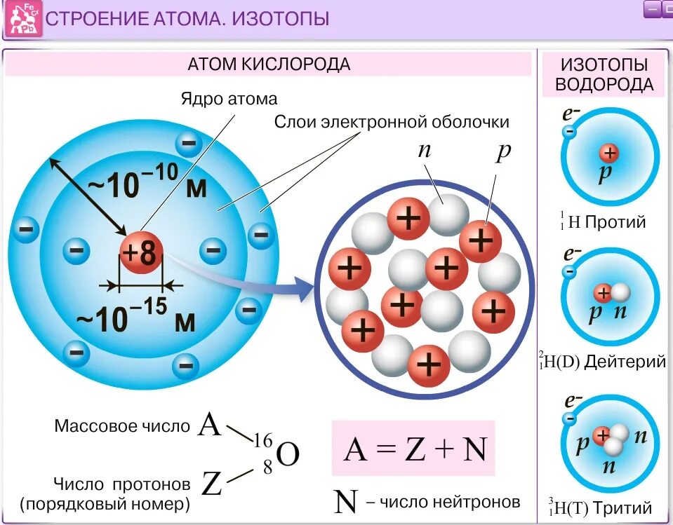 Ядро изотопа кислорода