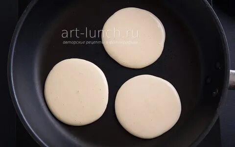 Панкейки без яиц с молоком