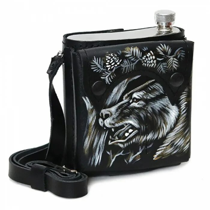 5. 5. фляги 0. серебряная фляжка кубачи. 5 л в чехле.