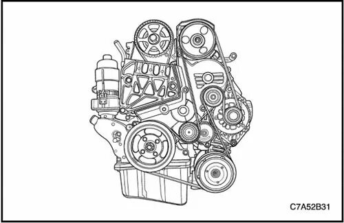 Removal and installation of the generator (Chevrolet Captiva 1 2006-2018: Engine