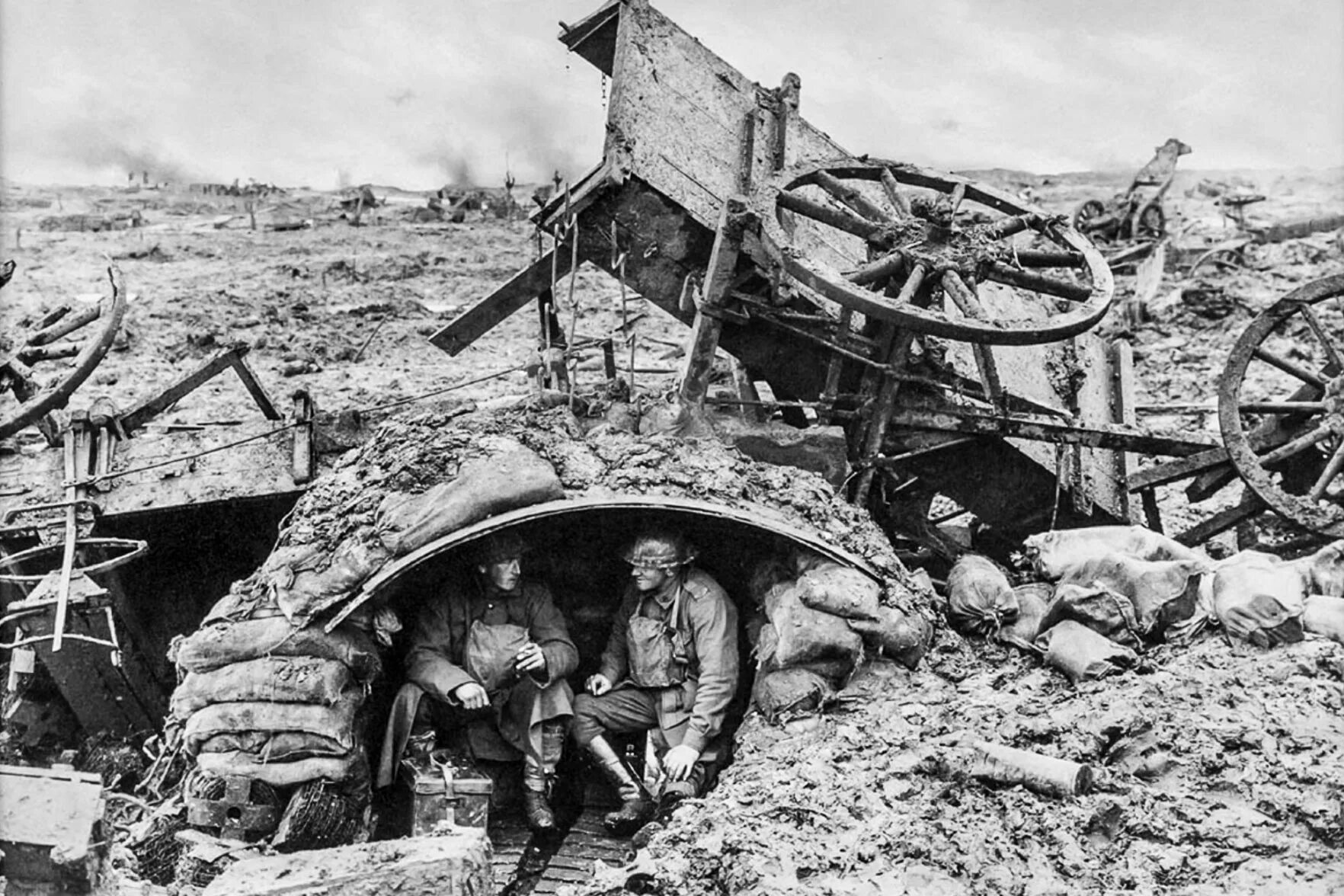 Британский солдат ww1 1917 окопы.