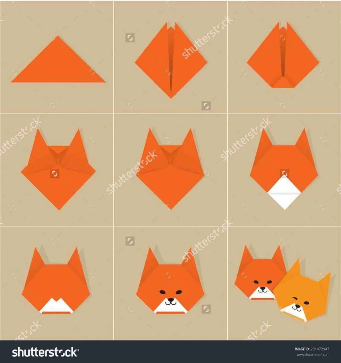 Поделки оригами. Как сделать легкую лису. Лисичка оригами из бумаги схемы для детей. Лисичка оригами из бумаги схемы для детей. Лисичка оригами из бумаги схемы для детей.