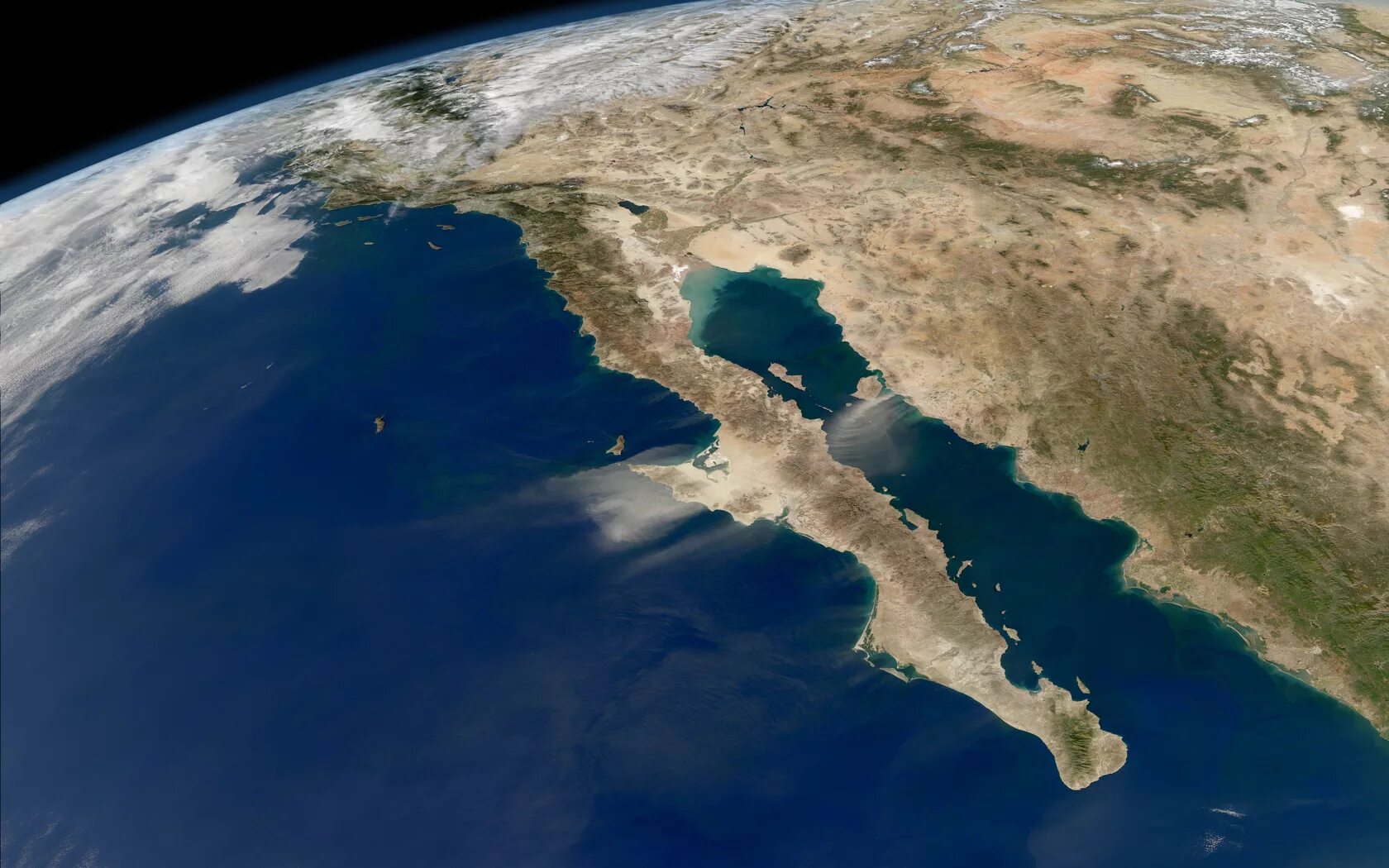 Фото океана со спутника. Who from Space
