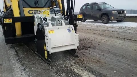 Дорожная фреза для снятия асфальта