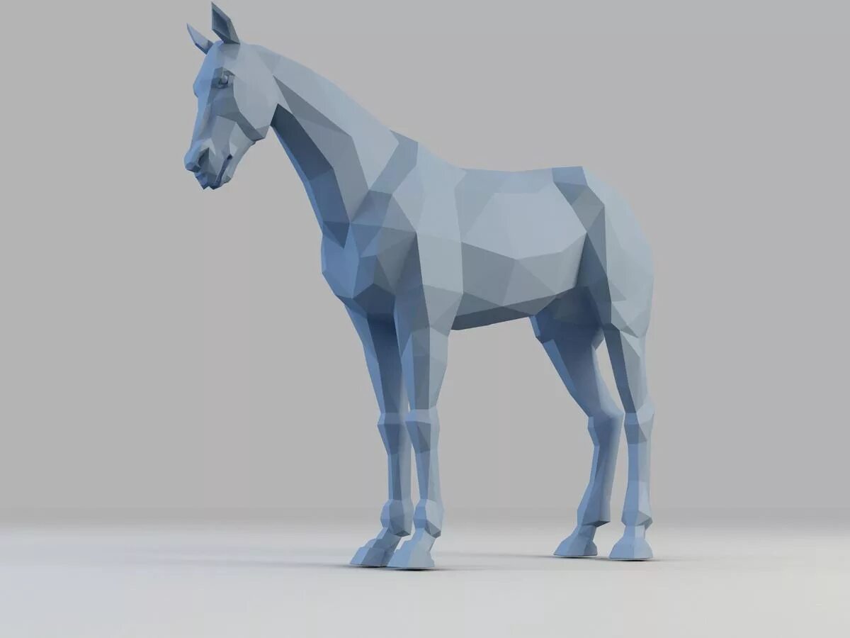 Полигональная лошадь. Полигональное моделирование. Фигуры для моделирования в 3d. Полигональные 3d модели. Нужные 3д модели