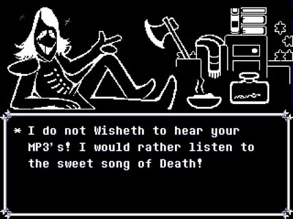 When my friends try to get me to listen to anything but the Deltarune.