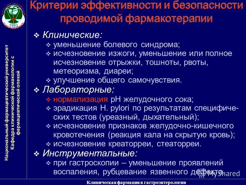 Клиническая эффективность и безопасность. Методы контроля безопасности фармакотерапии. Принципы эффективности и безопасности фармакотерапии. Методы оценки эффективности и безопасности фармакотерапии. Критерий безопасность клиническая фармакология.