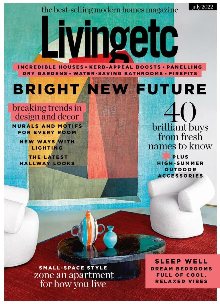 Living 2022. Megami Magazine 2022 July. Living etc