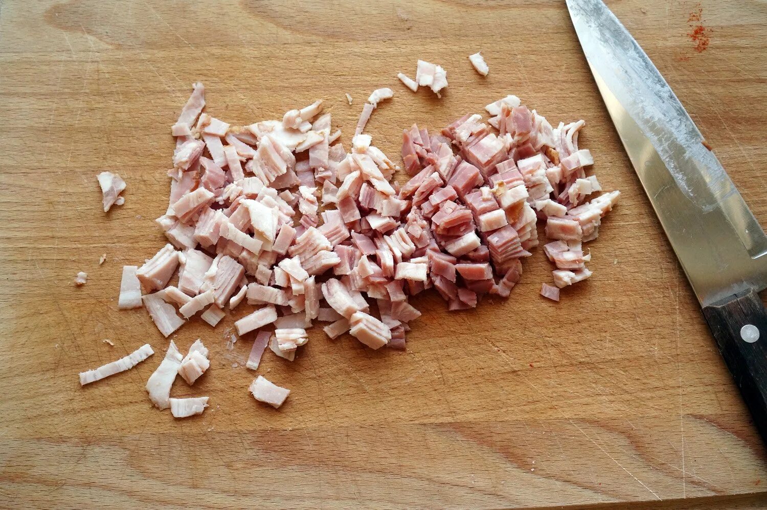 Кусочки затем добавить кусочки