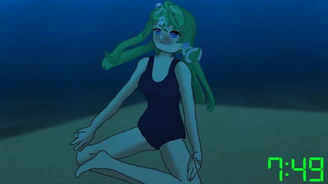 Девушка в купальнике под водой. Full face diving mask. Girl underwater breathholding. Underwater girls breath. Full face diving mask.