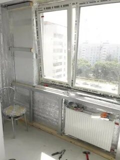 Утепляем балкон кухни