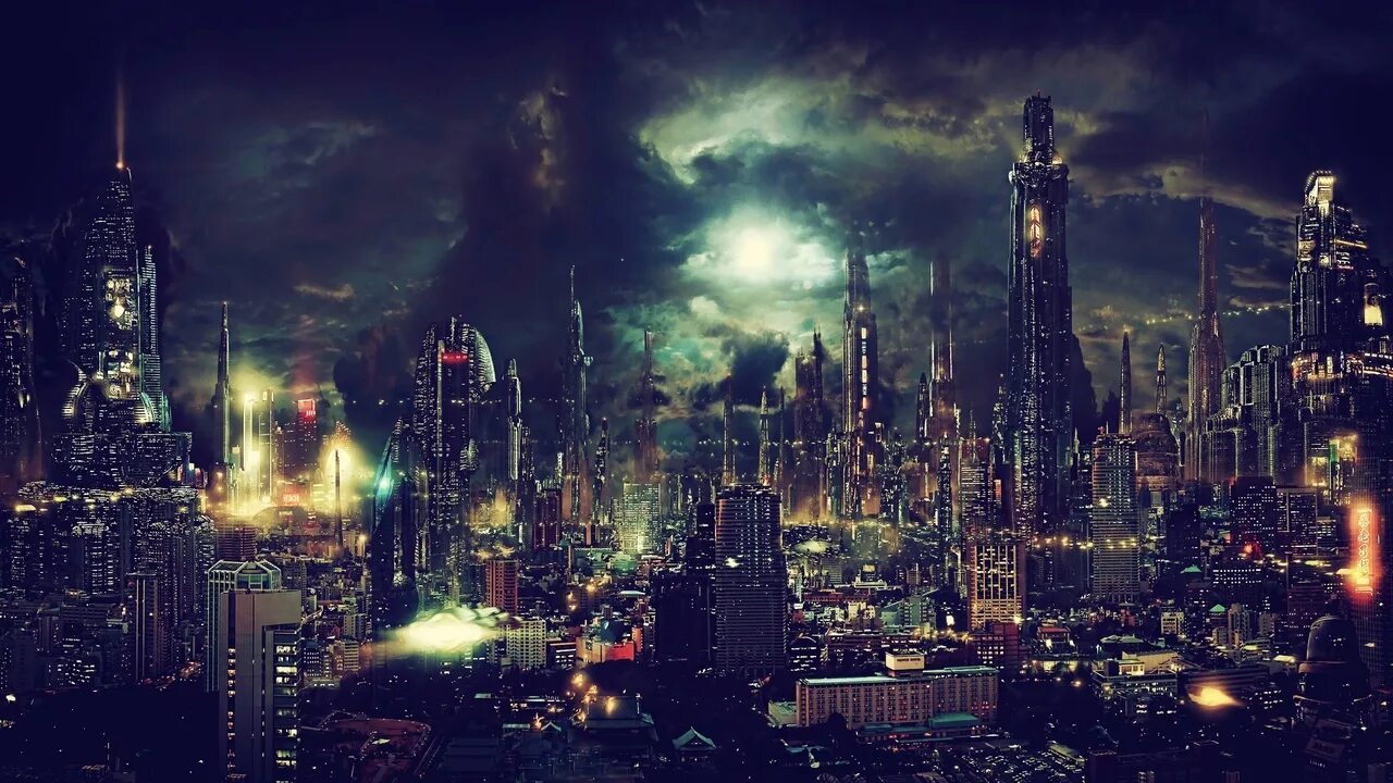 Light future. Найт Сити Cyberpunk арт. Cyberpunk City небоскребы. Cyberpunk 2077 Art City неон. Фантастический город.