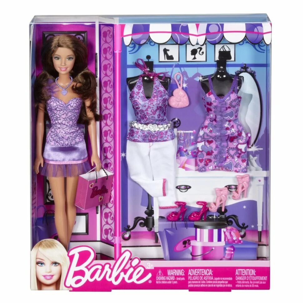 Barbie Fashion Boutique набор. Кукла Барби с гардеробом. Кукла Барби в коробке. Одежда для кукол Барби.