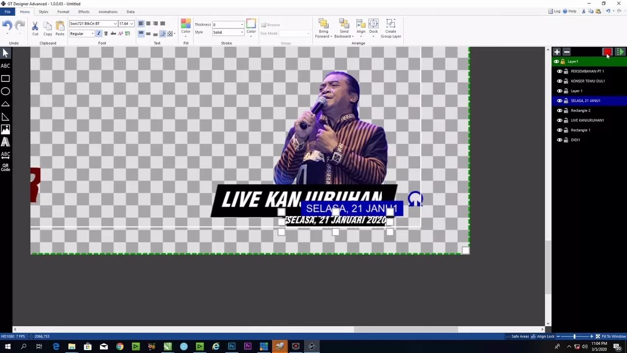 Gt title. Gt title designer. vmix ndi.