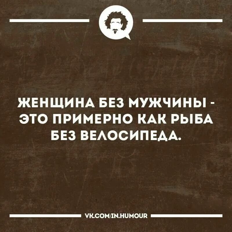 Мужчина без женщины читать. Интеллектуальный юмор в картинках. Интеллектуальный юмор анекдоты. Интеллектуальный юмор цитаты. Мужчина без женщины как рыба без велосипеда.