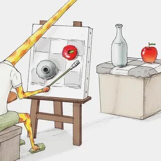 Художник смешные картинки