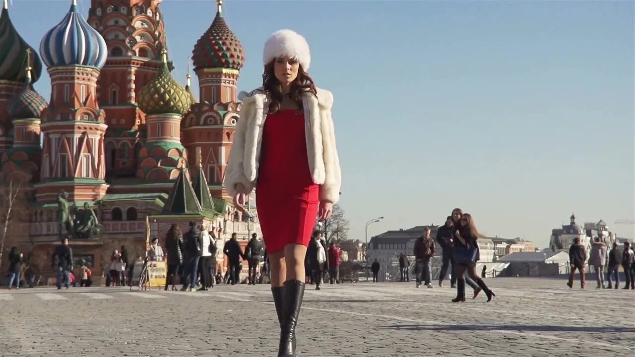 481 Young Woman Walking Red Square Moscow Stock Photos - Free & Royalty-Free Sto