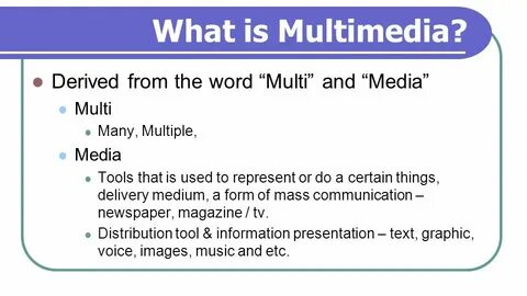 Multimedia english