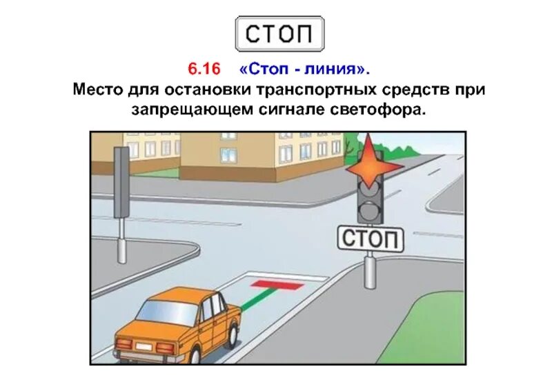 Знаки дорожные линии. Знак 6.16 стоп-линия. Табличка 6.16 стоп линия. Дорожный знак 6.16 стоп линия разметка. Стоп линия перед светофором.