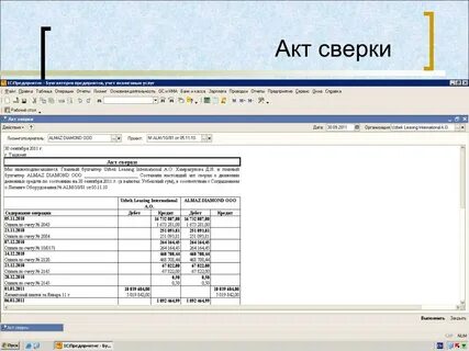 Реестр актов