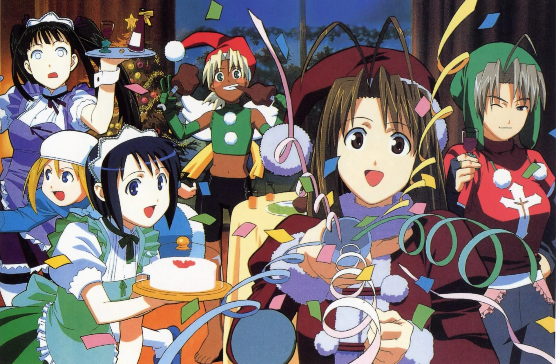 Love hina. Любовь и Хина. Майки и Хина.