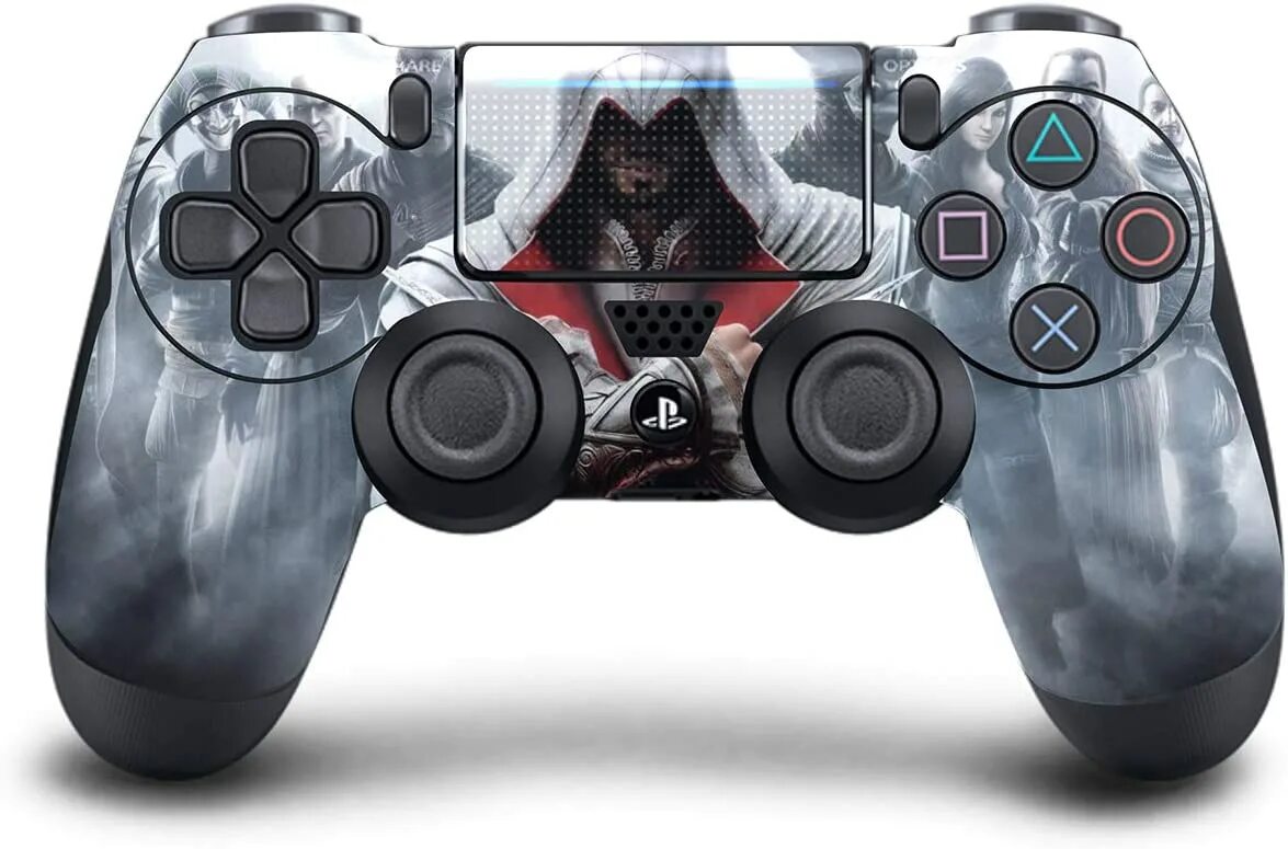 Ps4 mod. Джойстик ps4 Dualshock Wireless Assassin's Creed v2. Dualshock 4 Assassins Creed. Кастомный дуалшок 4. Dualshock 4 Custom.