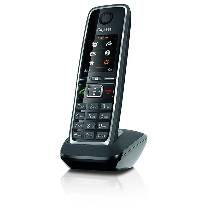 Дополнительная трубка dect. Радиотелефон dect gigaset c530. gigaset c530 duo black. телефон dect gigaset c530a duo. dect-система yealink w73p.