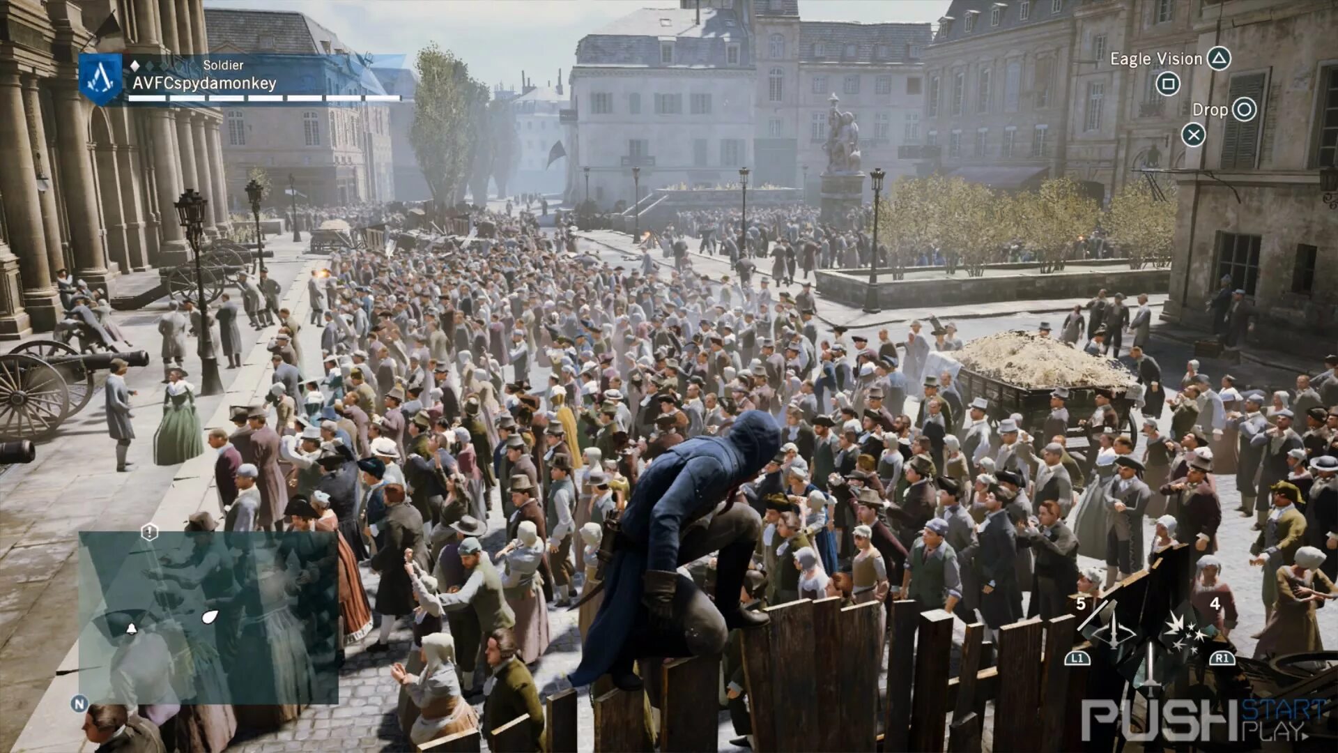 Второй третий последний 2. Массовка в Assassins Creed Unity. Assassin's Creed Unity толпа. Ассасин Юнити толпа. Толпы людей Unity.